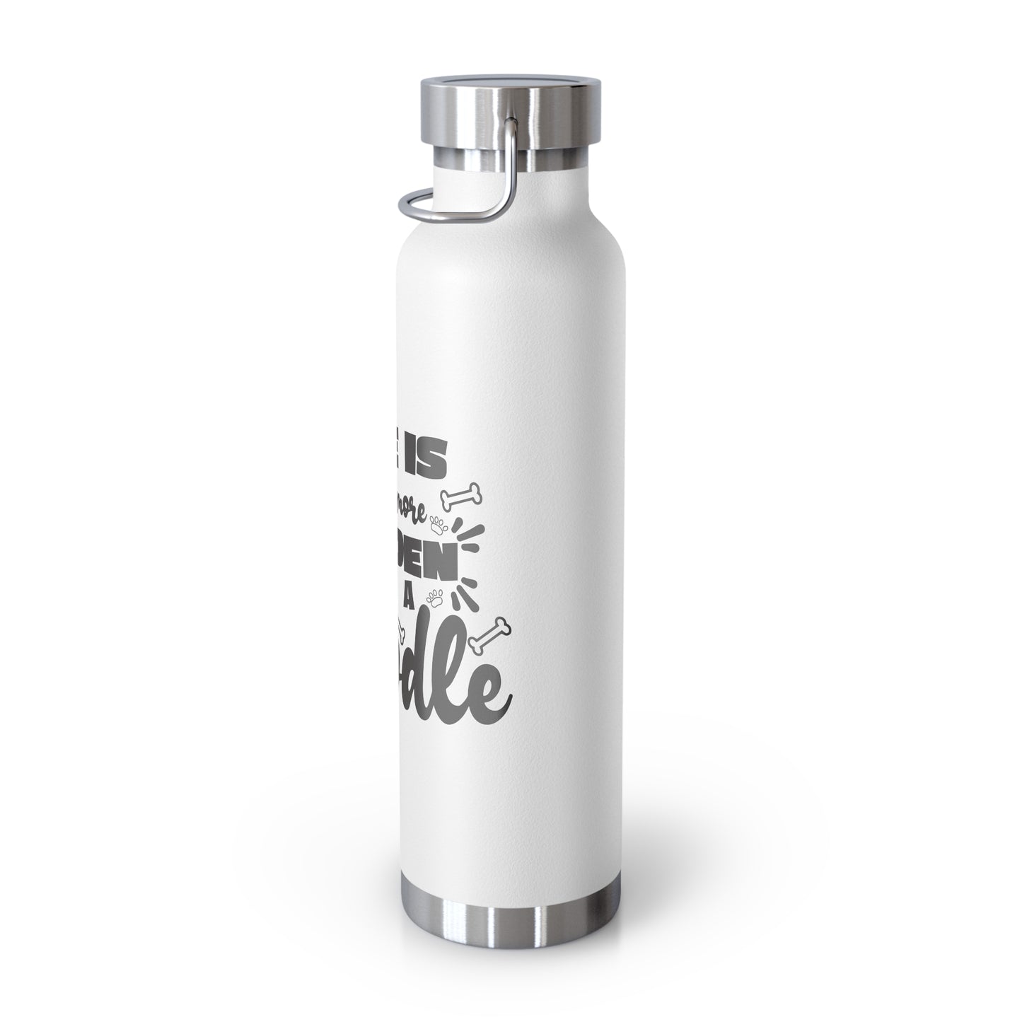 Life is Golden Doodle Copper Vacuum Insulated Bottle, 22oz