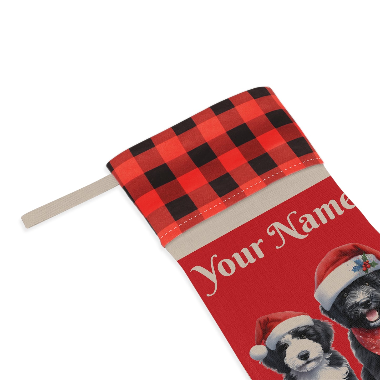 Doodle Christmas Stocking - Personalize it!