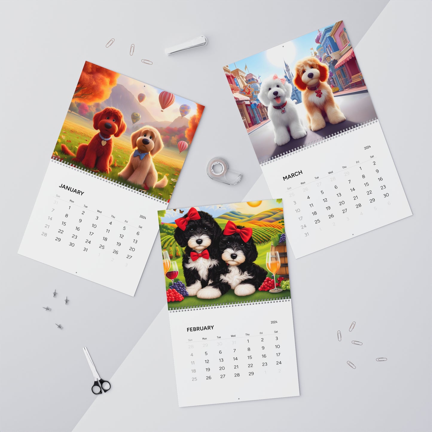 Doodles of All Colors - Wall Calendars (2025)