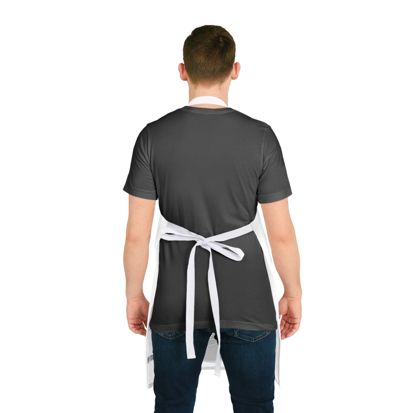 Christmas Black Doodle w/Lights Apron