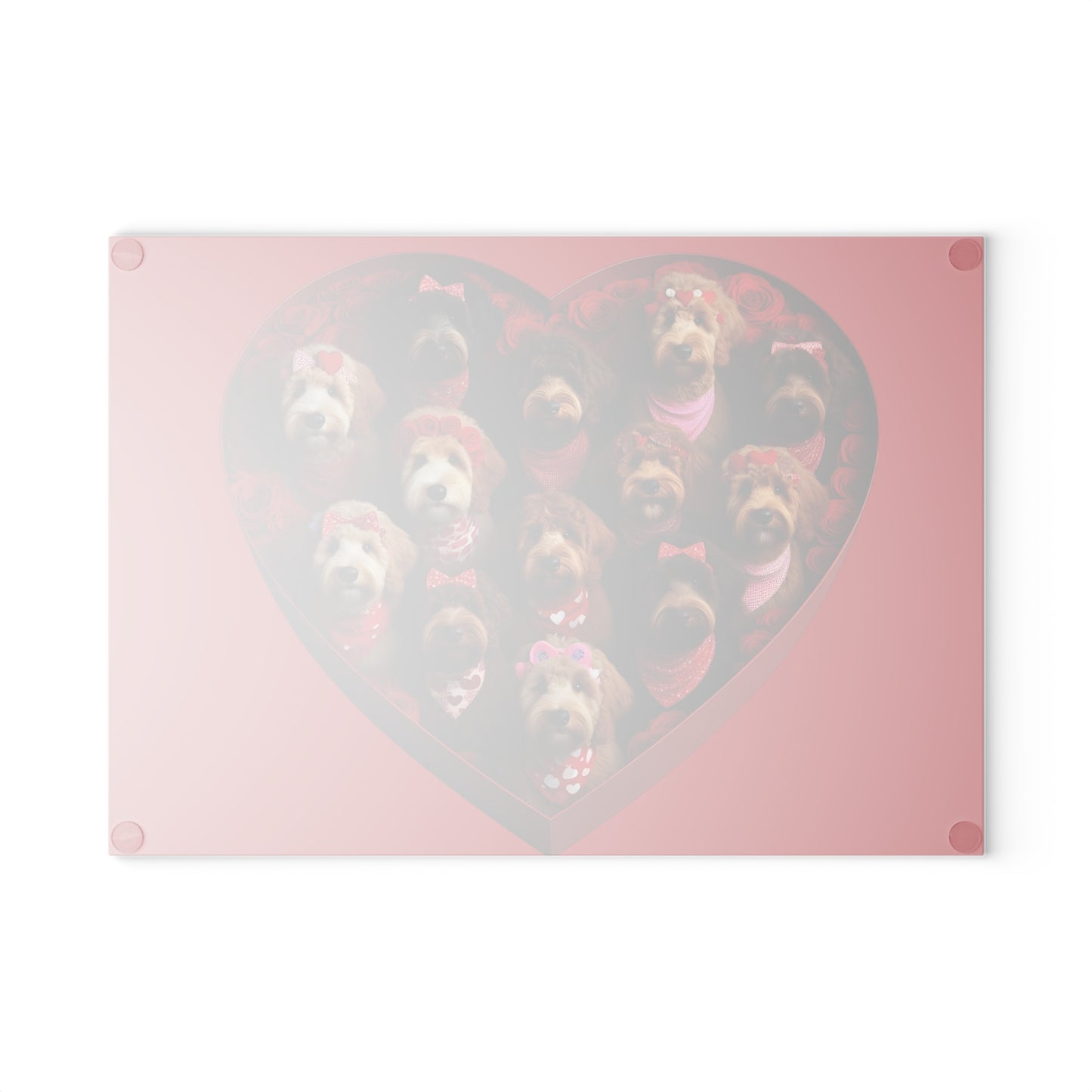 Life is like a box of Doodles - Glass Cutting Board