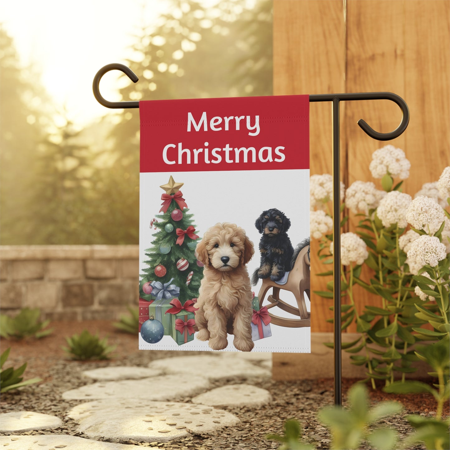 Christmas Doodles Garden & House Banner