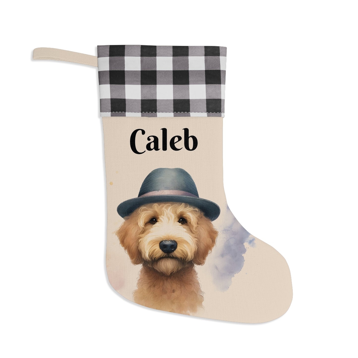 Doodle Personalized Christmas Stocking