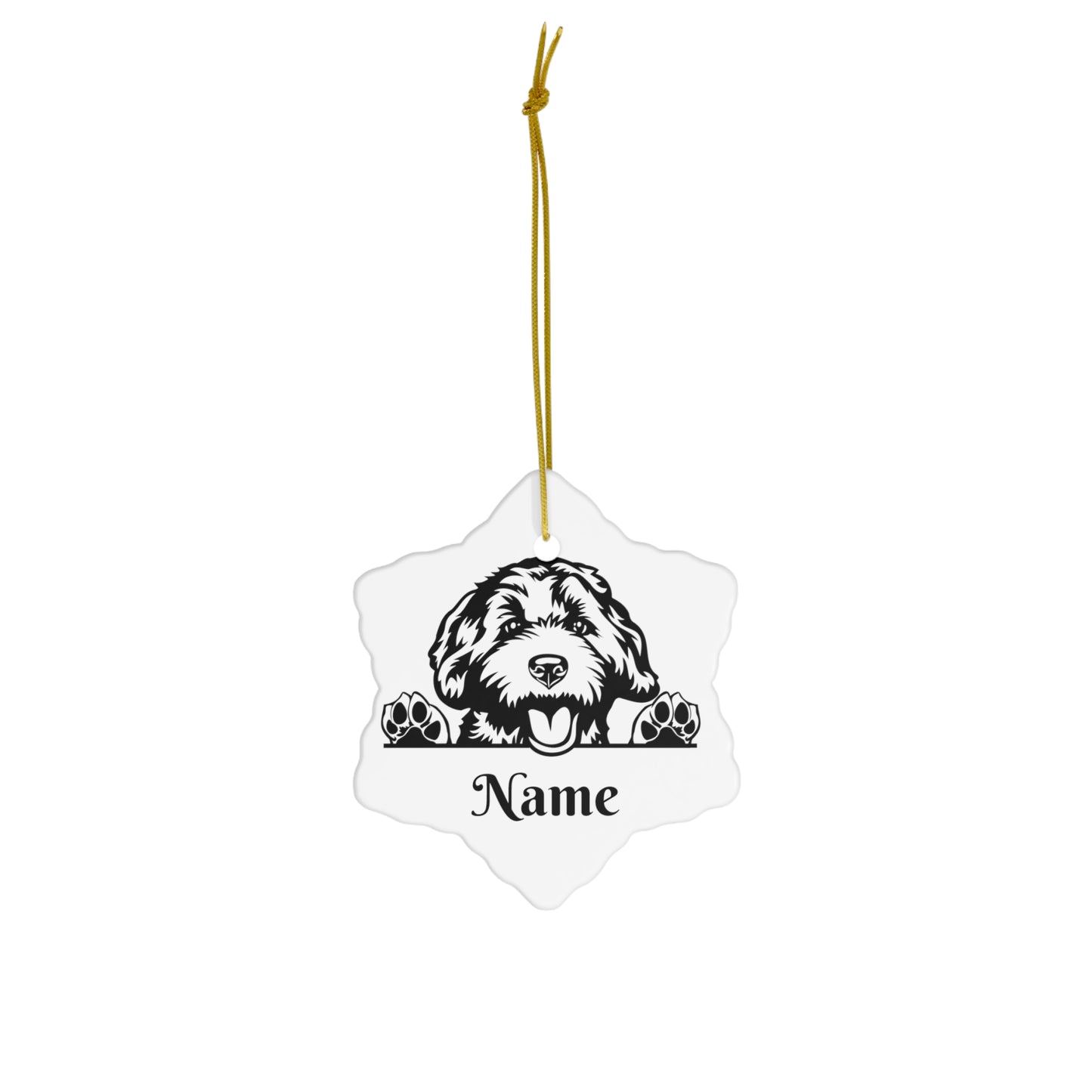 Personalize your Doodle Ornament! Ceramic Ornament, 4 Shapes
