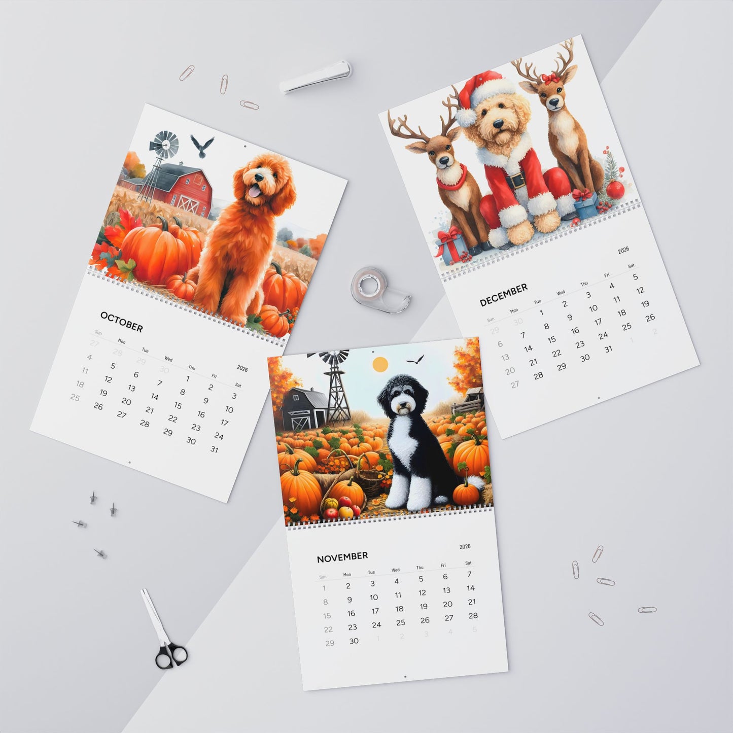 Doodles of All Colors - Wall Calendars (2026)