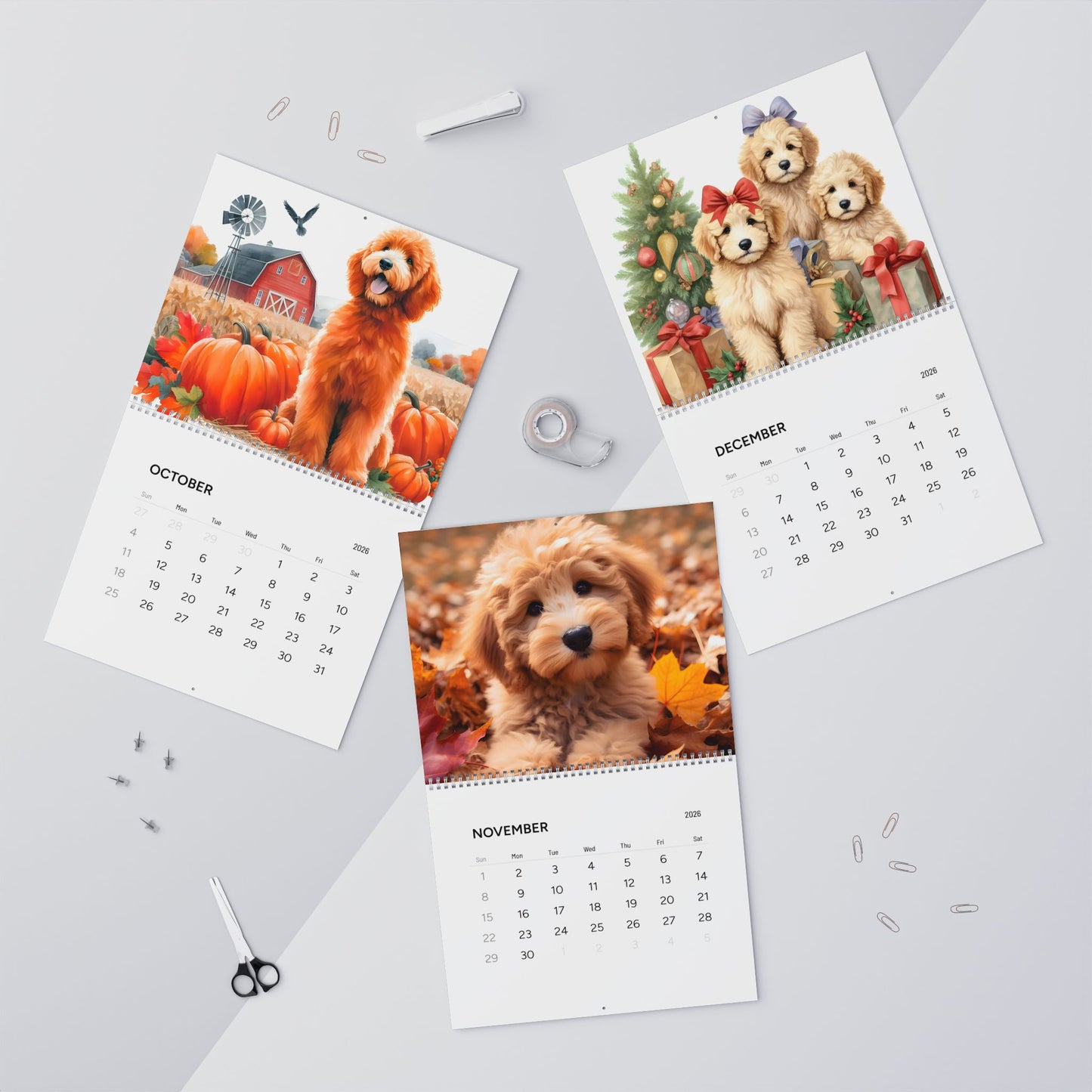 Doodles of all Colors - Wall Calendars (2026)