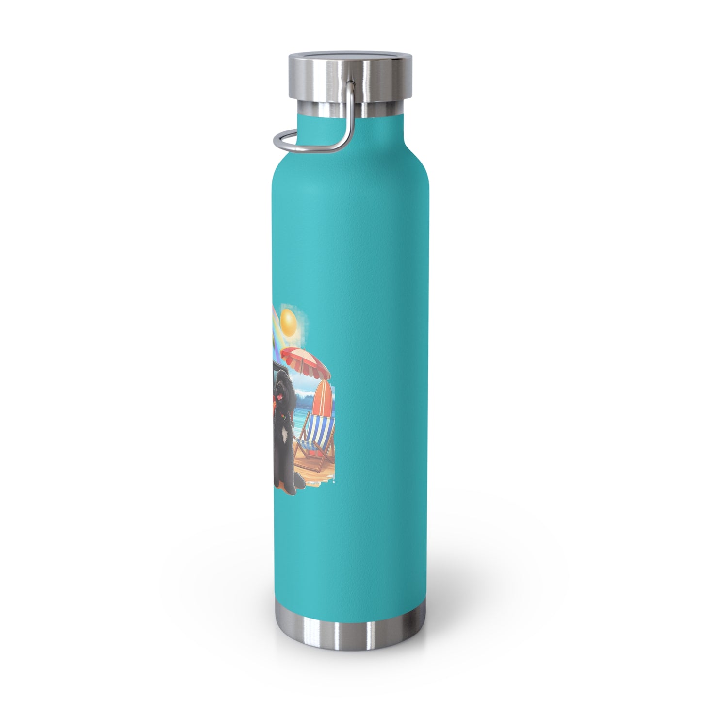 Jeep Beach Doodle Copper Vacuum Insulated Bottle, 22oz