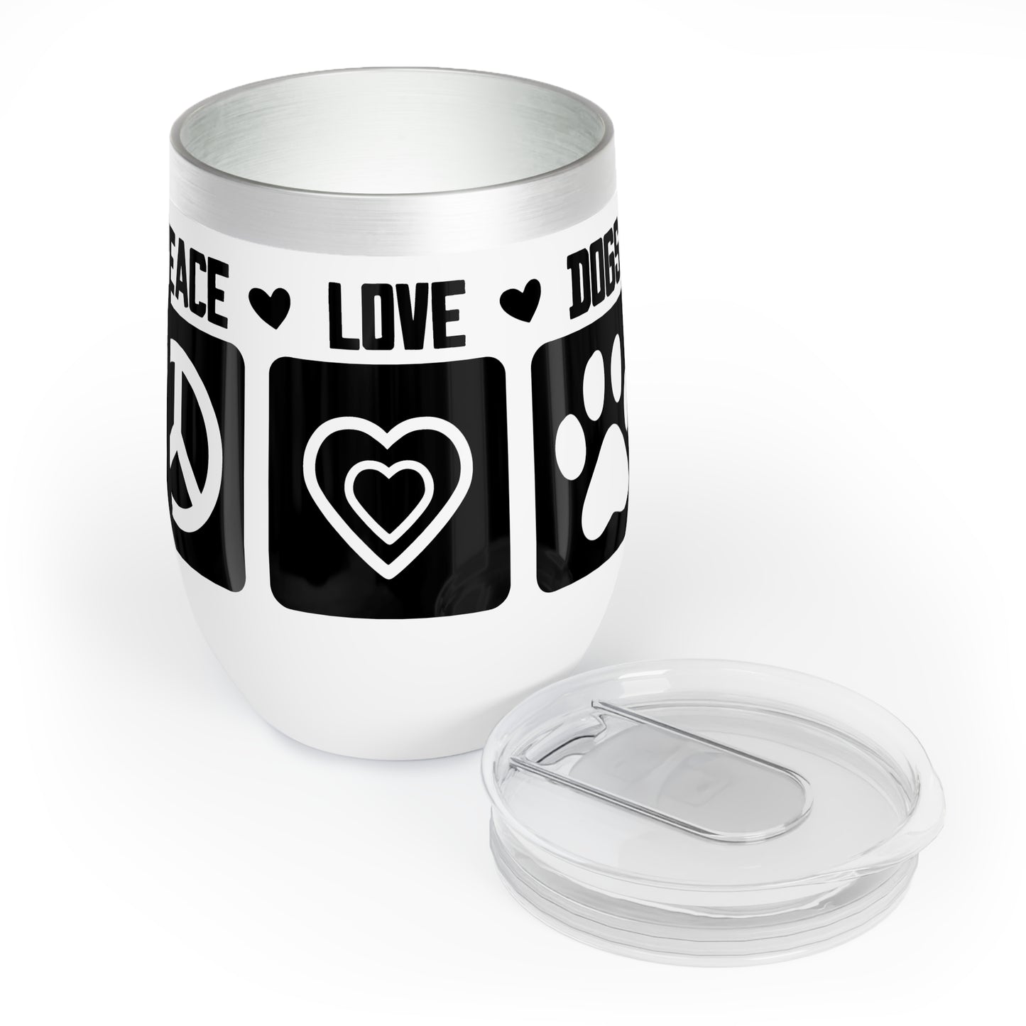 Peace Love Dogs Chill Wine Tumbler