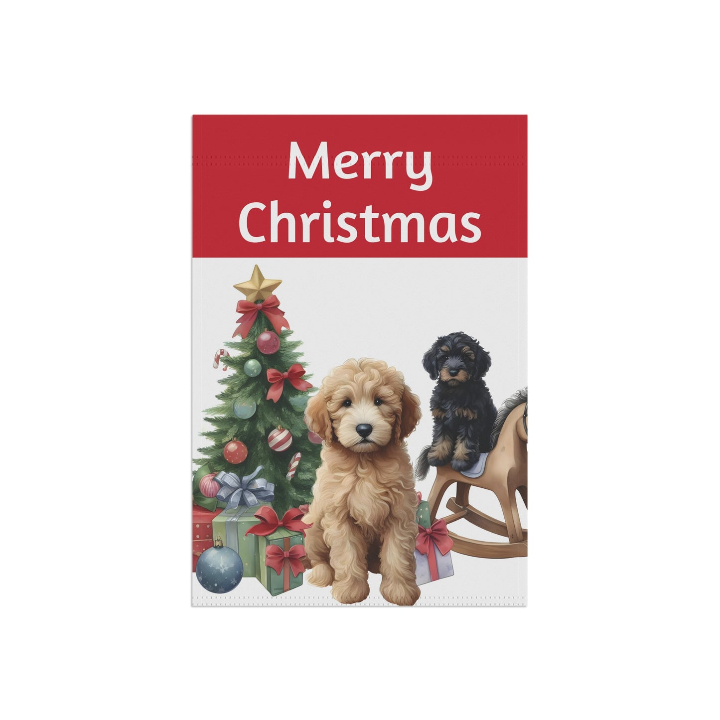 Christmas Doodles Garden & House Banner