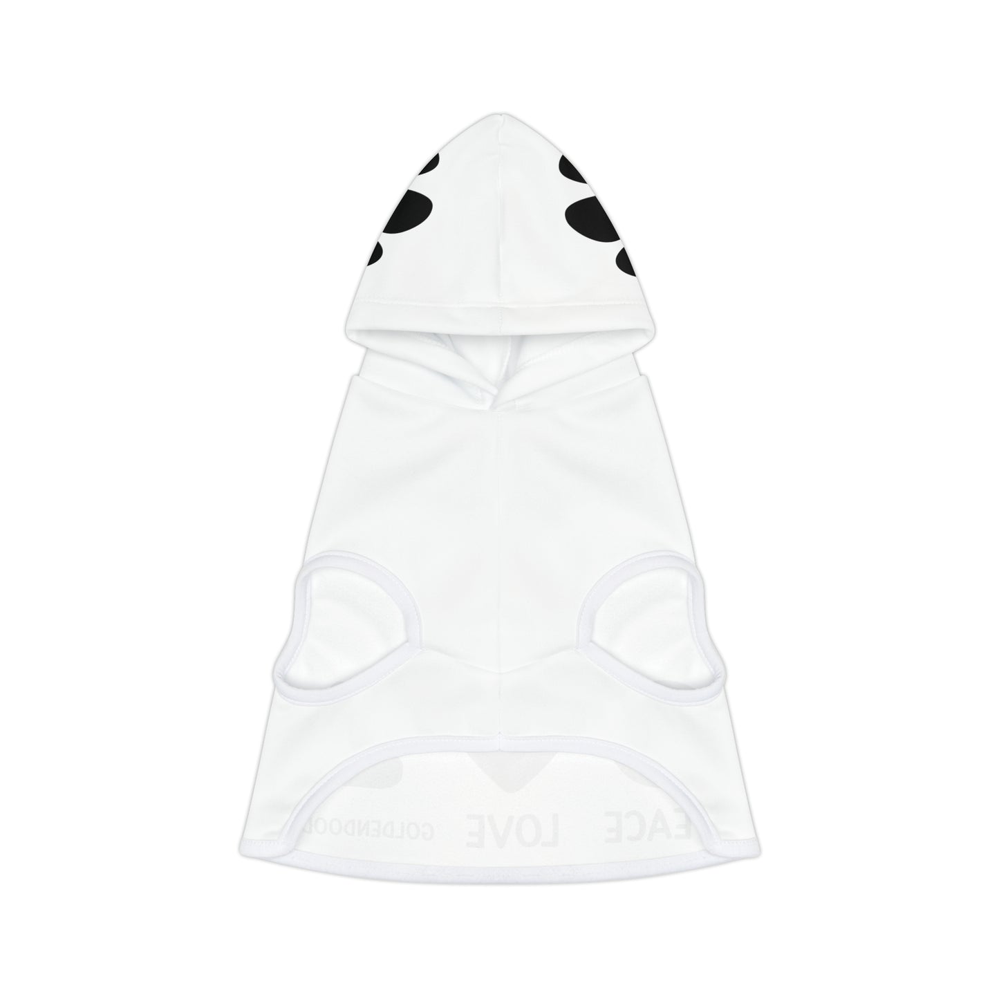 Peace Love Goldendoodle Pet Hoodie