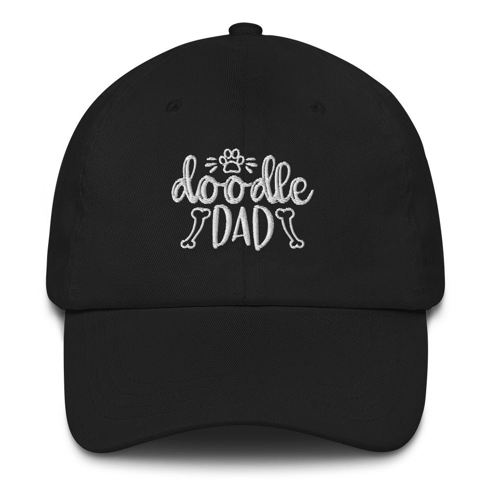 Doodle Dad Embroidered Adjustable Strap Cap Hat