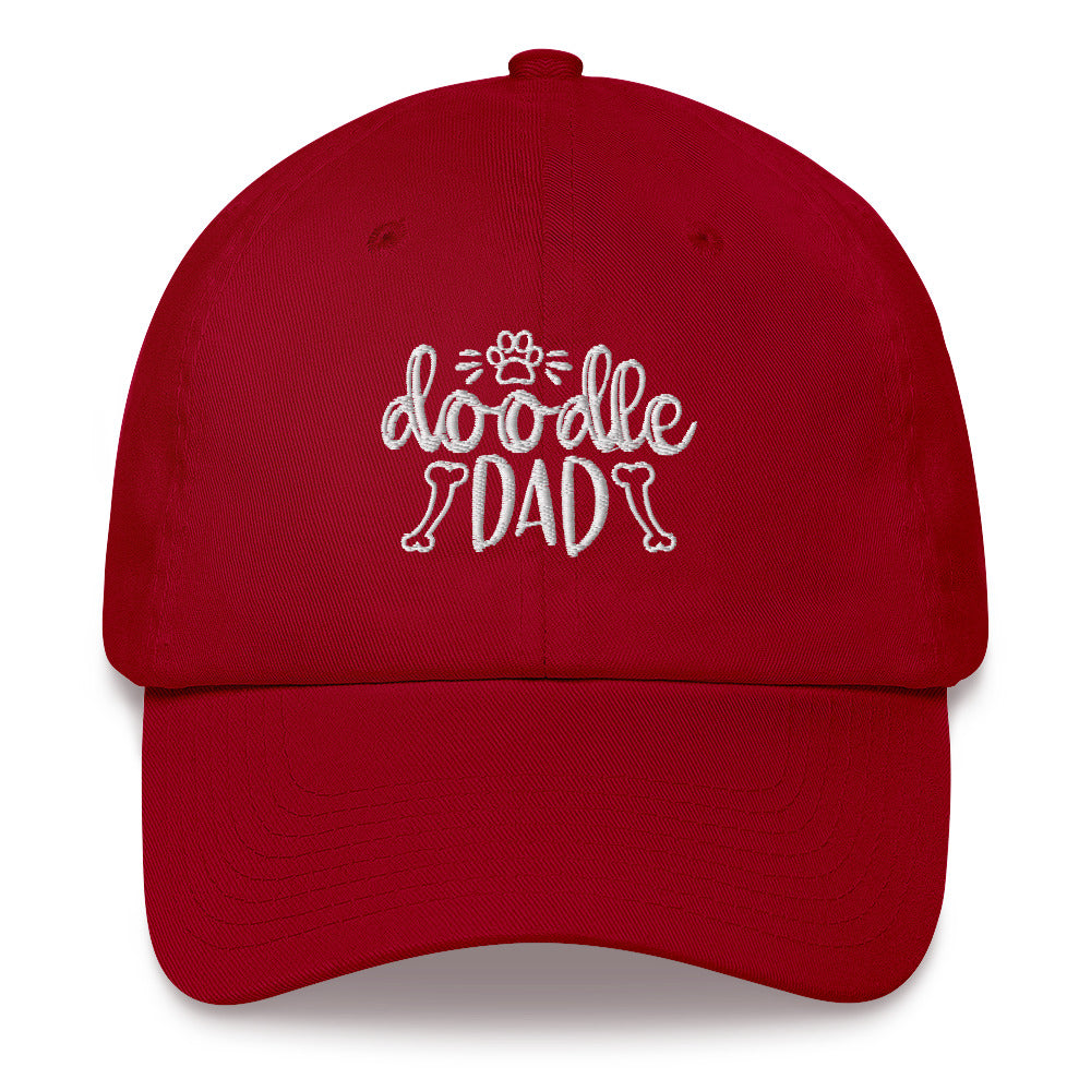 Doodle Dad Embroidered Adjustable Strap Cap Hat
