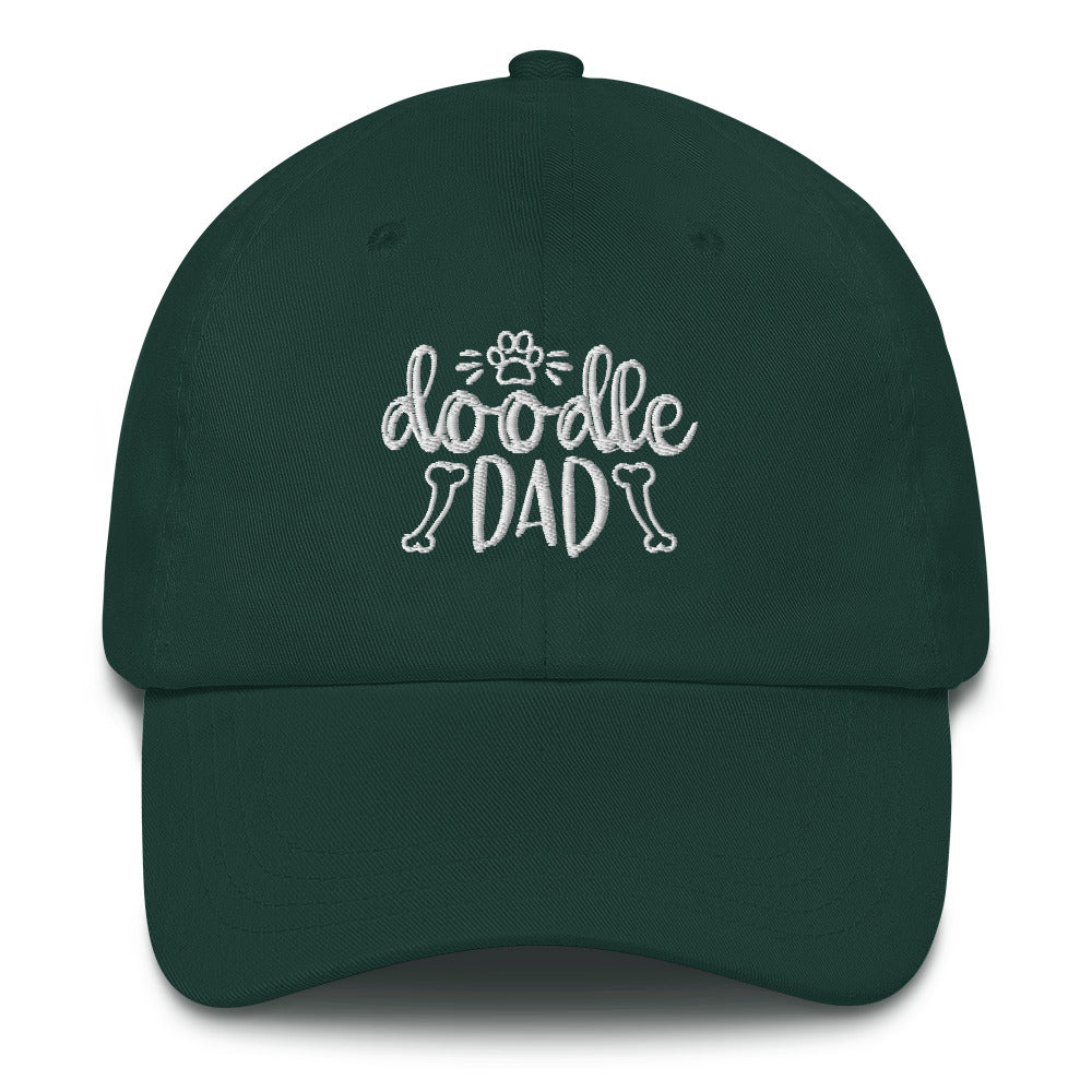 Doodle Dad Embroidered Adjustable Strap Cap Hat