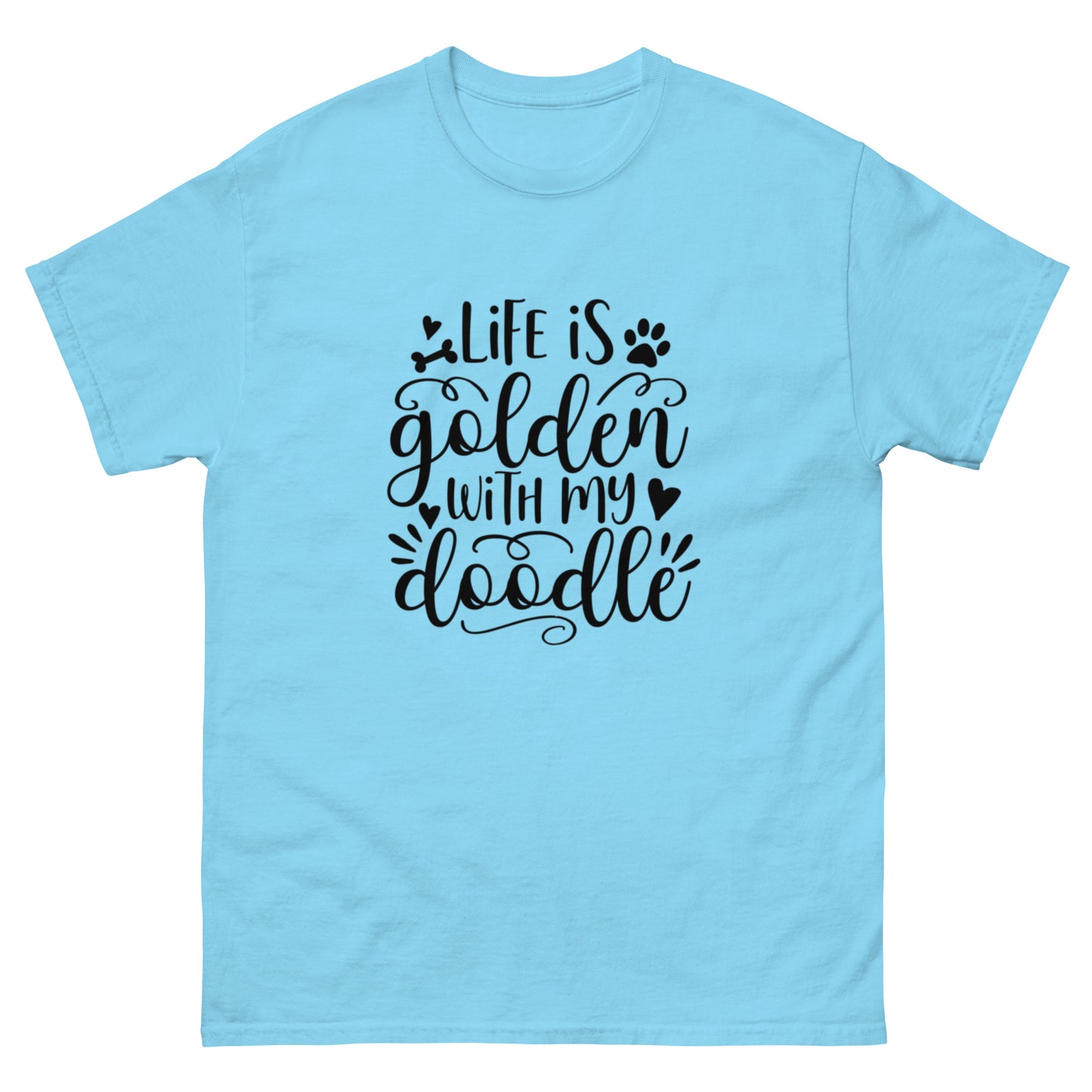 Life is Golden With My Doodle - Men's Classic Gildan T Shirt