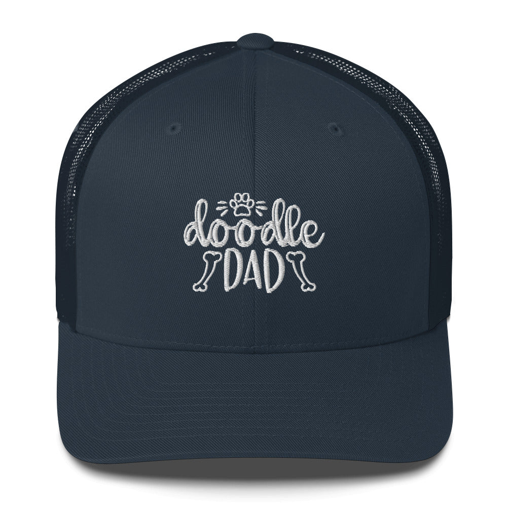 Doodle Dad Embroidered Trucker Cap