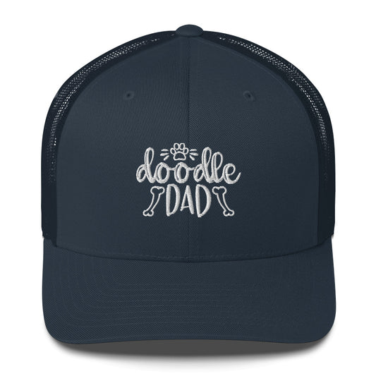 Doodle Dad Embroidered Trucker Cap