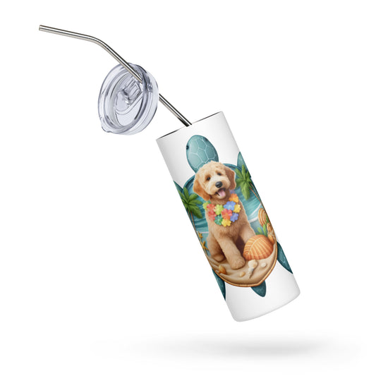 Sea Turtle Doodle Stainless Steel Tumbler