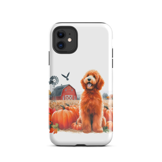 Doodle Fall Pumpkin Tough Case for iPhone®
