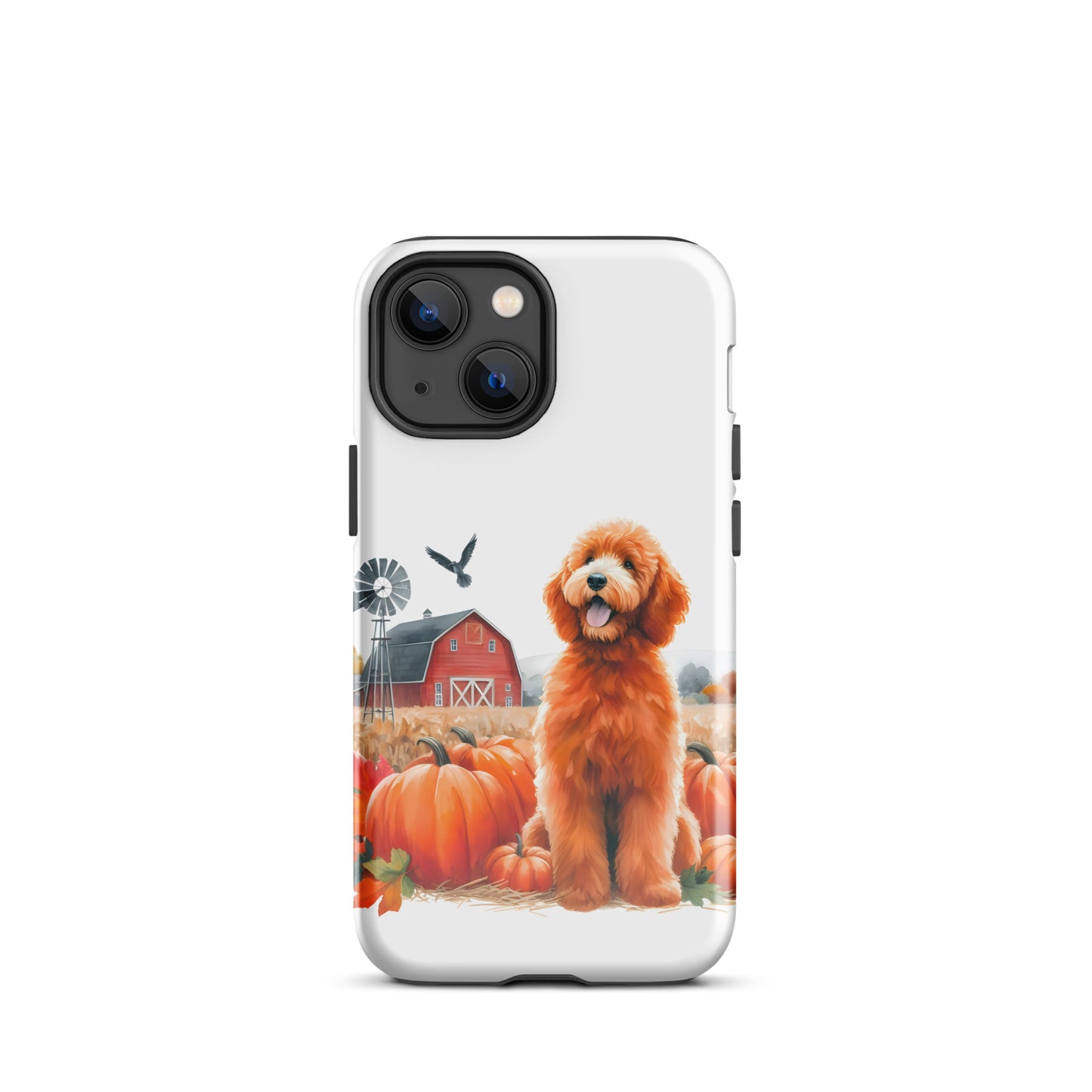 Doodle Fall Pumpkin Tough Case for iPhone®