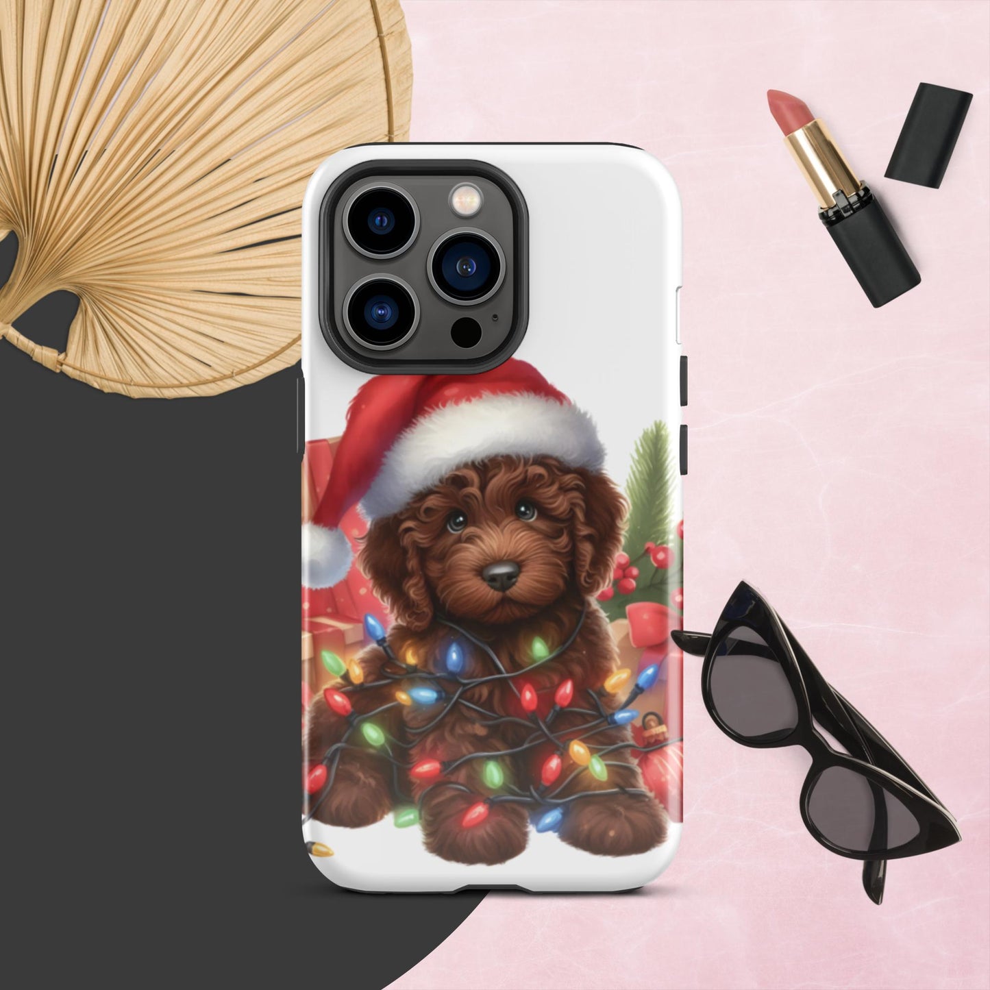 Chocolate Brown Doodle - Tough Case for iPhone®