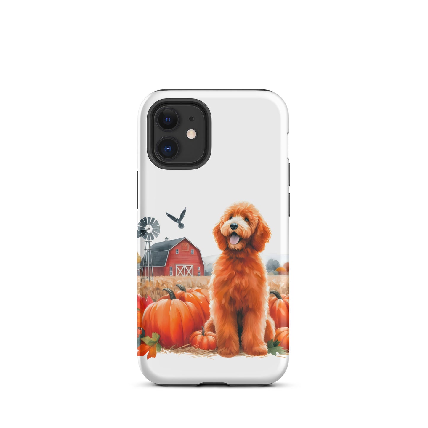 Doodle Fall Pumpkin Tough Case for iPhone®