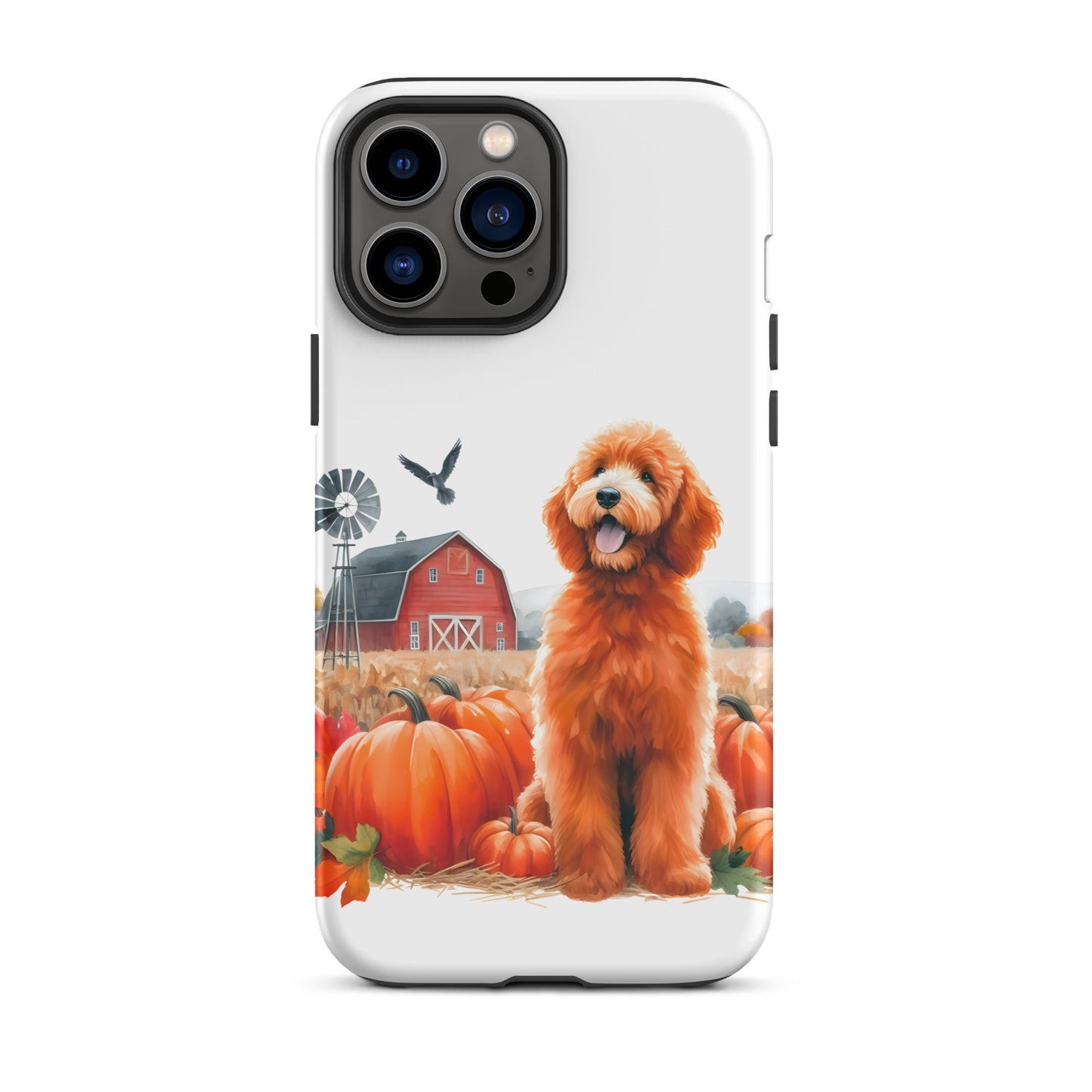 Doodle Fall Pumpkin Tough Case for iPhone®