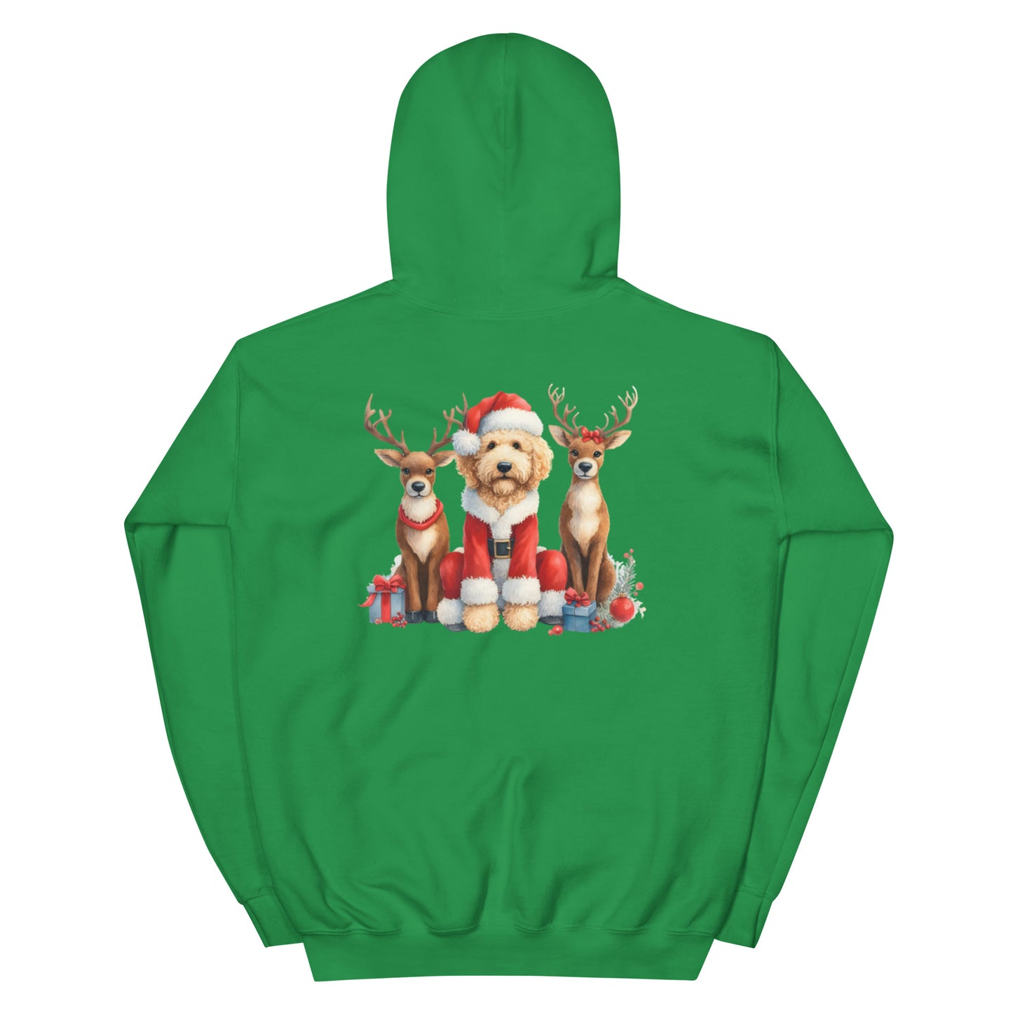 Santa Doodle Heavy Blend Unisex Hooded Sweatshirt