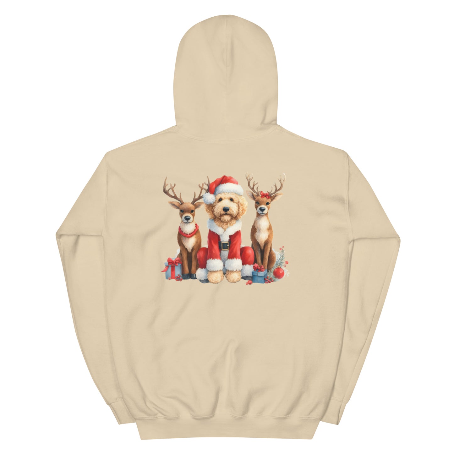 Santa Doodle Heavy Blend Unisex Hooded Sweatshirt