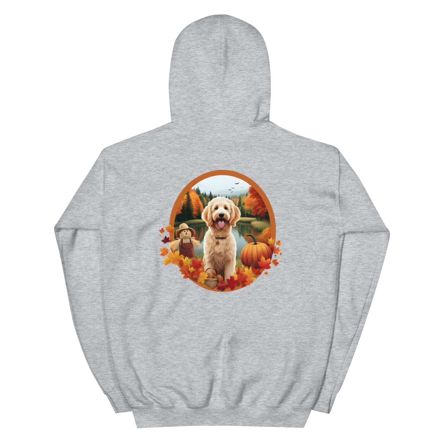 Fall Doodle Heavy Blend Unisex Hooded Sweatshirt