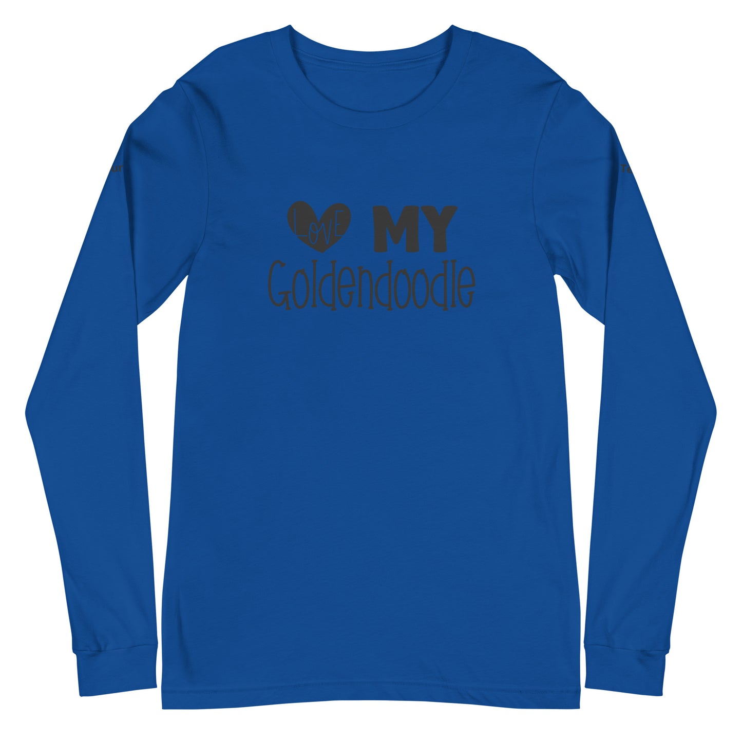 Love My Goldendoodle Unisex Long Sleeve Tee - Customize It!
