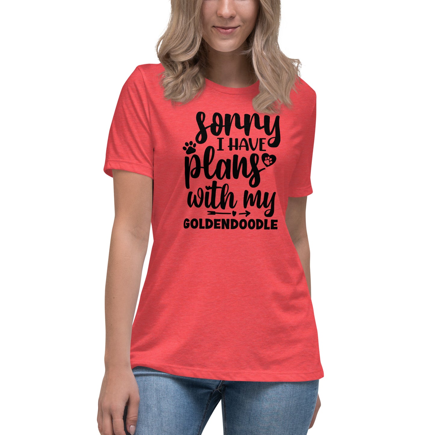 Plans with my Goldendoodle Women's Relaxed T Shirt