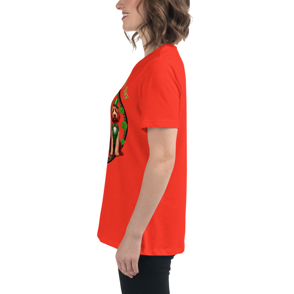 Doodle St. Patrick's Day - Bella Women's Relaxed T Shirt