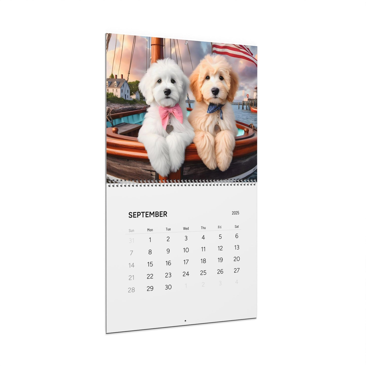 Doodles on a Sailboat - All Year - Wall Calendars (2025)