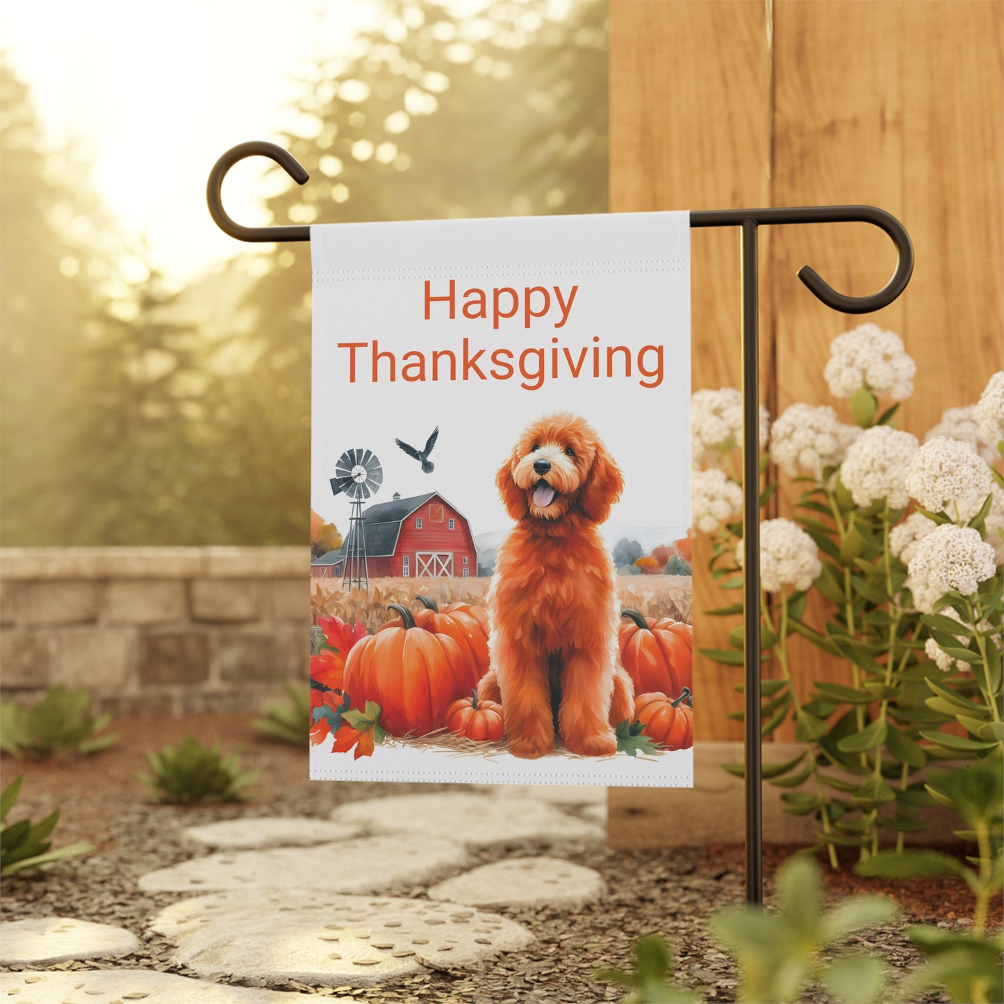 Happy Thanksgiving Garden & House Banner