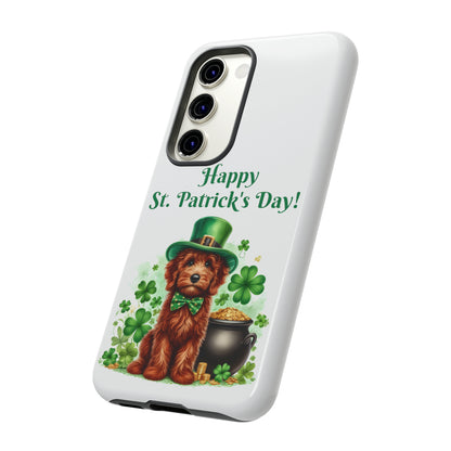 Happy Doodle St. Patrick's Day - Tough Cases - Apple iPhone, Samsung Galaxy, and Google Pixel