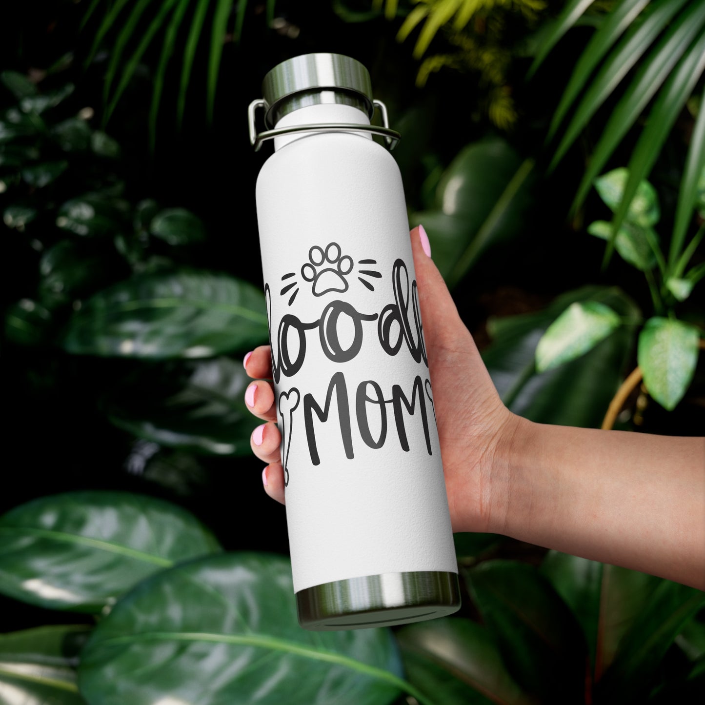 Doodle Mom Copper Vacuum Insulated Bottle, 22oz