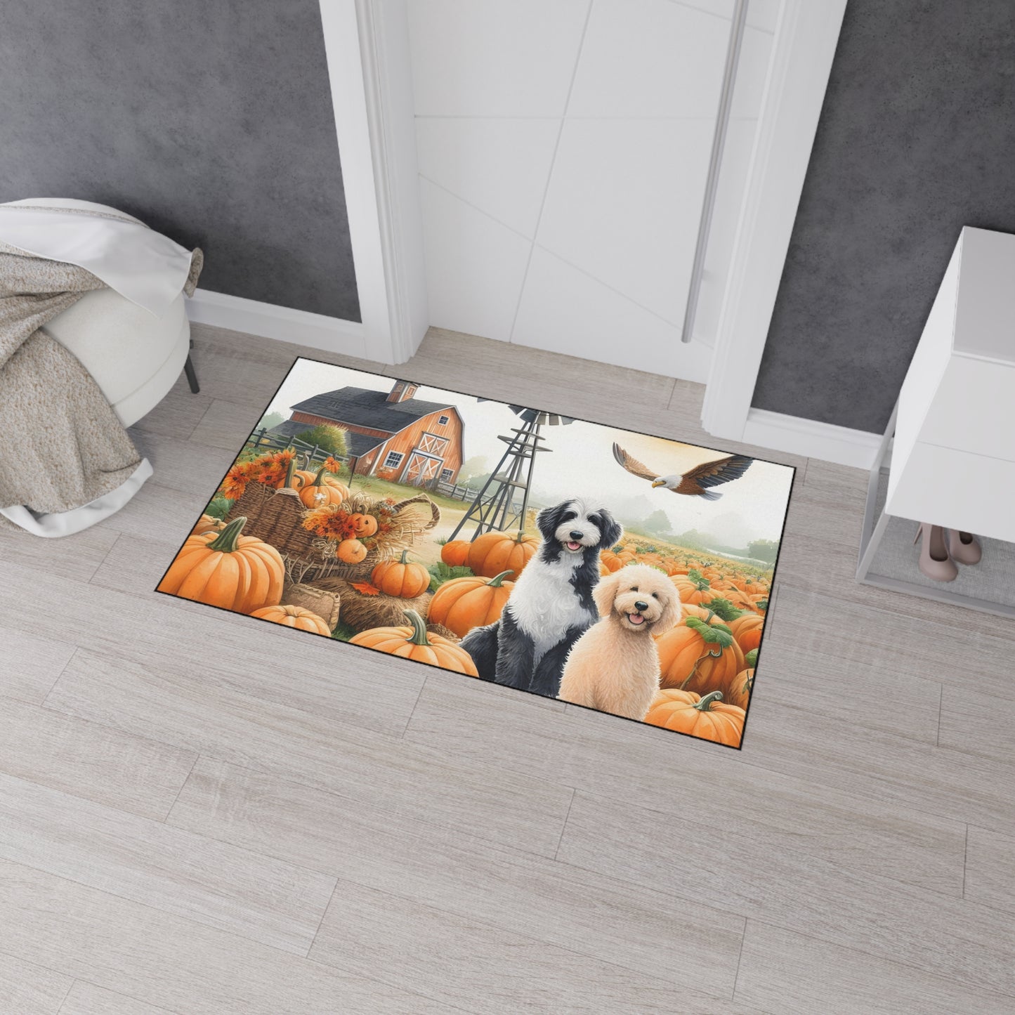 Fall Doodles Heavy Duty Floor Mat