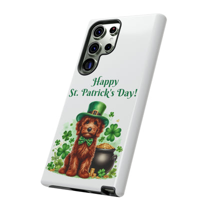 Happy Doodle St. Patrick's Day - Tough Cases - Apple iPhone, Samsung Galaxy, and Google Pixel