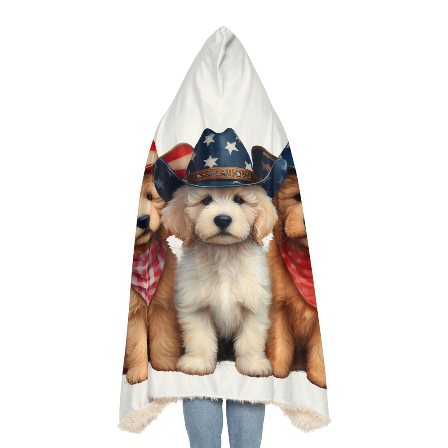 Patriotic Doodles Snuggle Blanket