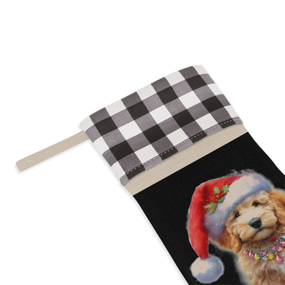 Doodle Puppy Christmas Stocking