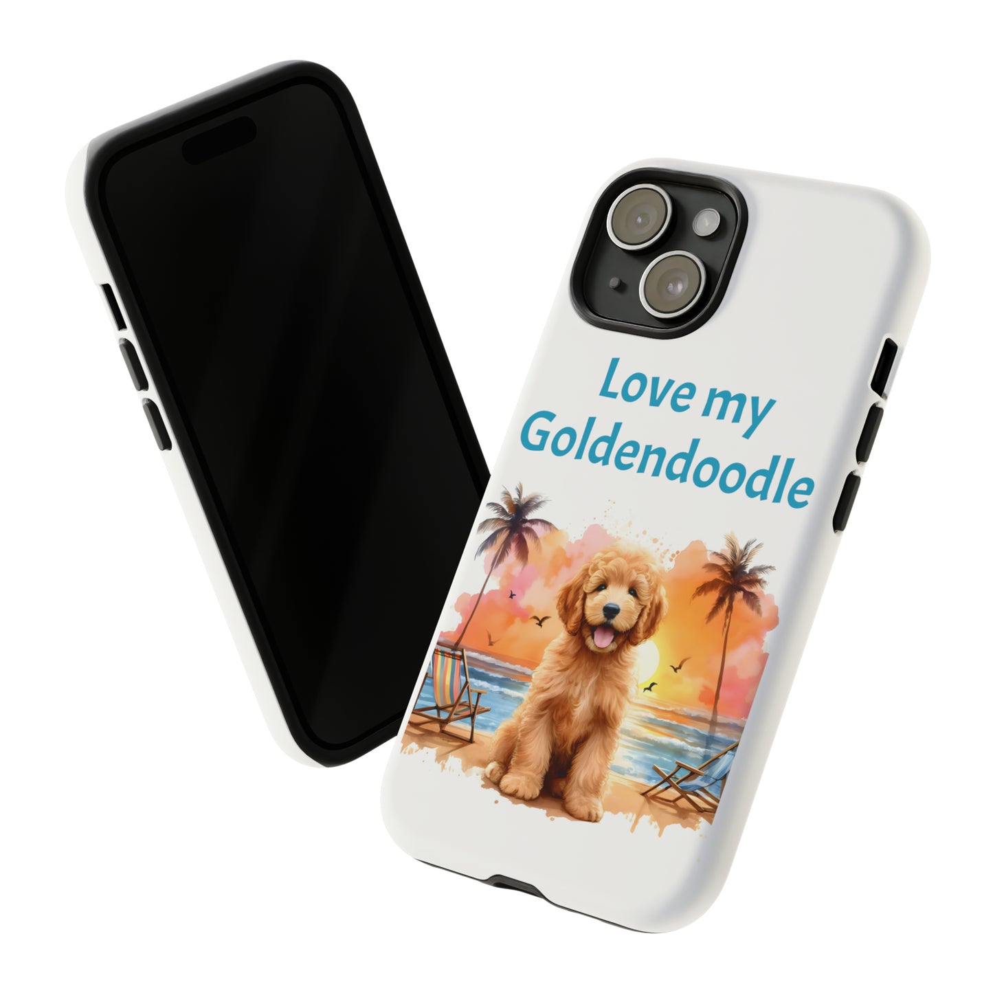 Love My Goldendoodle Tough Cases iPhone 15