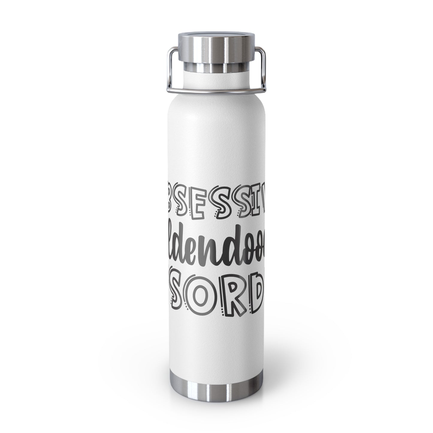 Obsessive Goldendoodle Disorder Copper Vacuum Insulated Bottle, 22oz