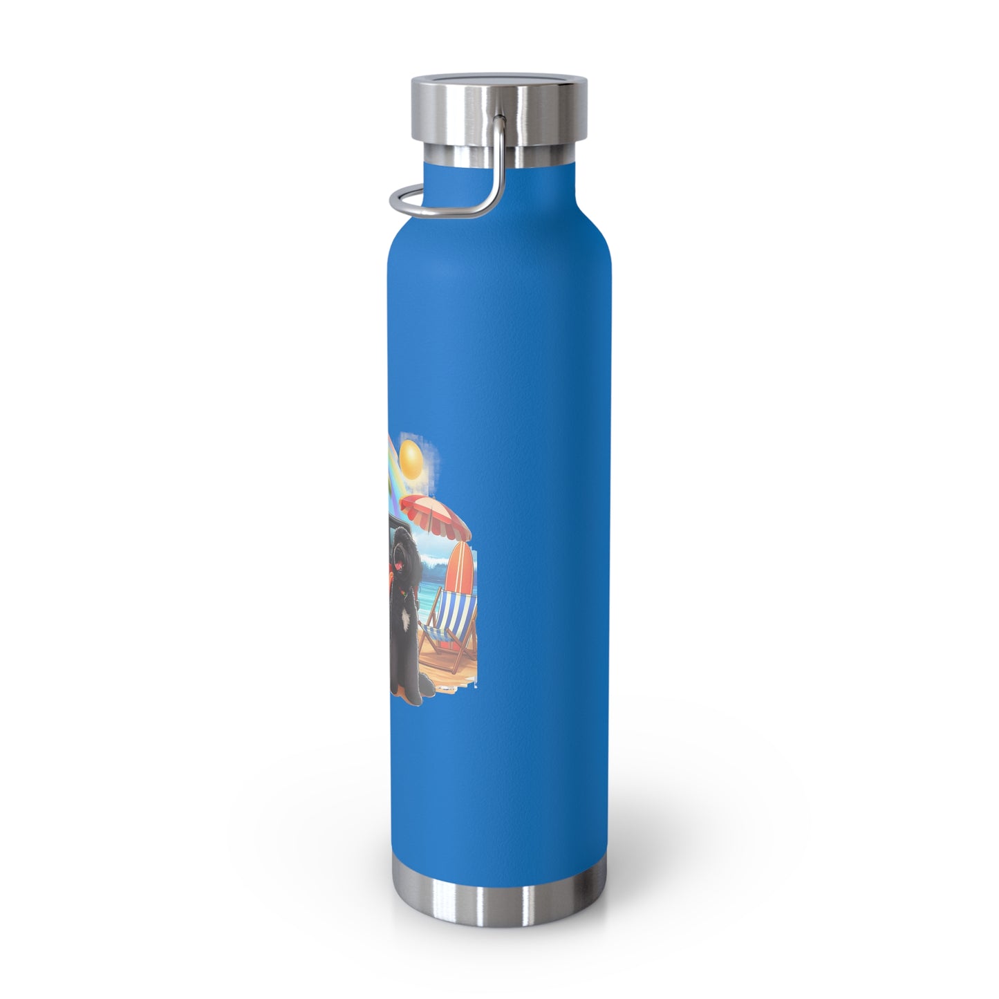 Jeep Beach Doodle Copper Vacuum Insulated Bottle, 22oz