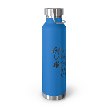 Our Goldendoodle Stole our Heart Copper Vacuum Insulated Bottle, 22oz