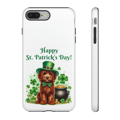 Happy Doodle St. Patrick's Day - Tough Cases - Apple iPhone, Samsung Galaxy, and Google Pixel