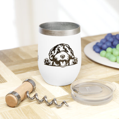 Doodle Chill Wine Tumbler