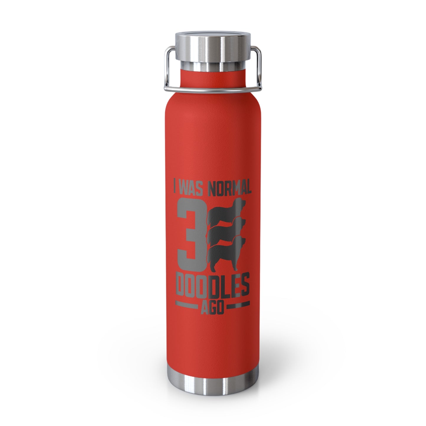 Normal 3 Doodles Ago - Copper Vacuum Insulated Bottle, 22oz