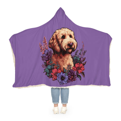 Purple Doodle Snuggle Blanket