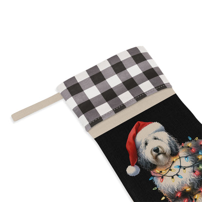 Sheepadoodle Christmas Stocking