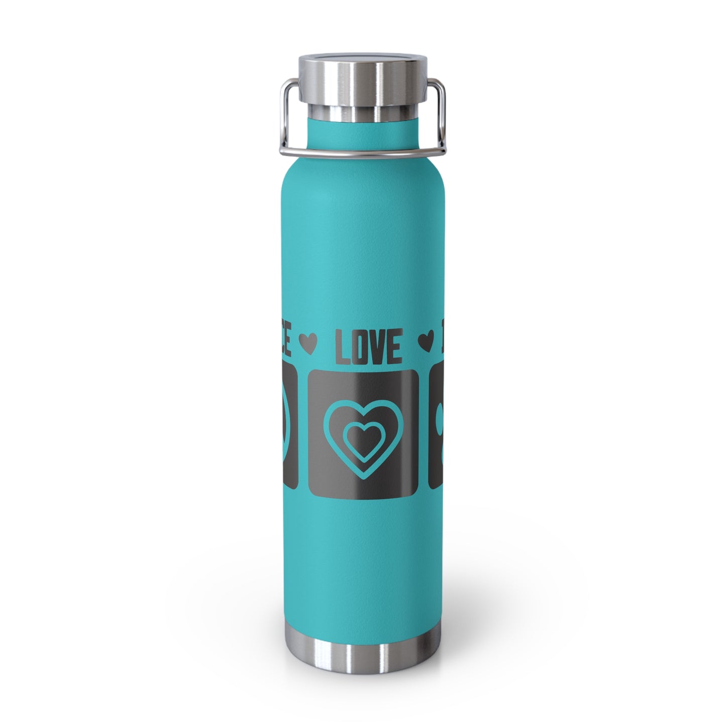 Peace Love Dogs Copper Vacuum Insulated Bottle, 22oz